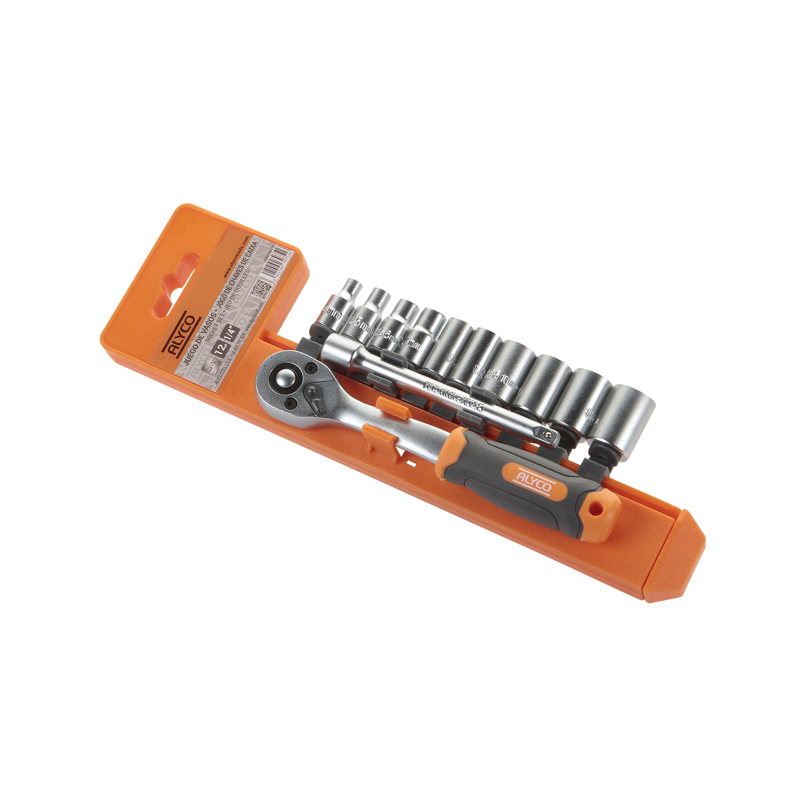 JGO VASOS 1/4´ ALYCO ORANGE