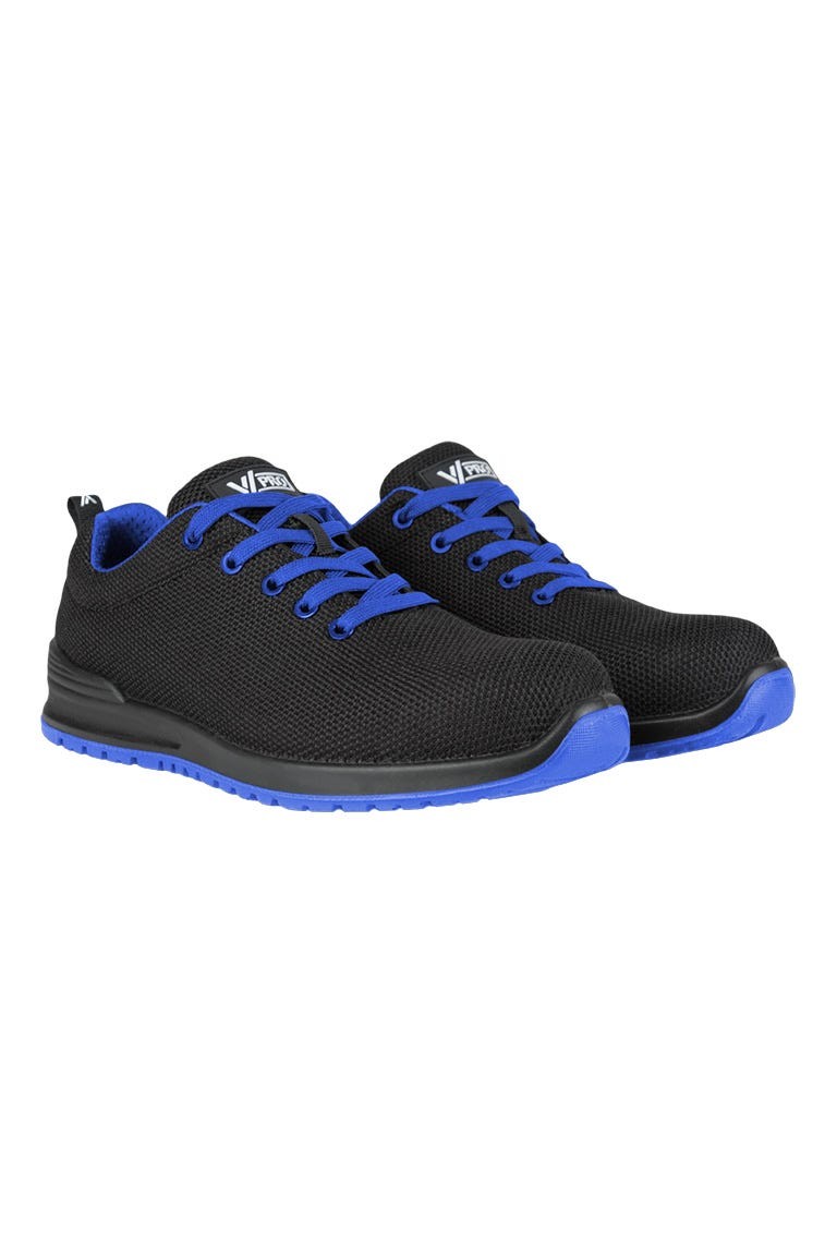 ZAPATO S1P ESD SRC METAL FREE NEGRO/CELESTE